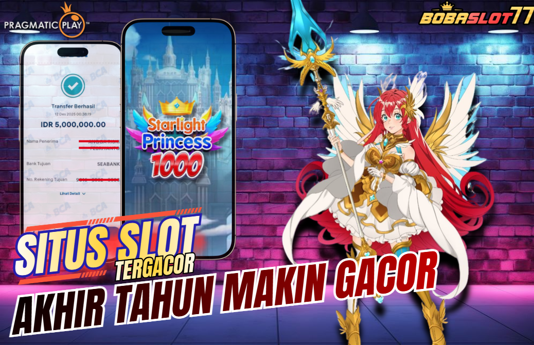 Selamat kepada user id : joy****77 Wede Rp 5.000.000 di Game STARLIGHT PRINCESS 1000 PRAGMATIC PLAY Cair Gk Sampe 1 Menit! Menang Mudah di Bobaslot77